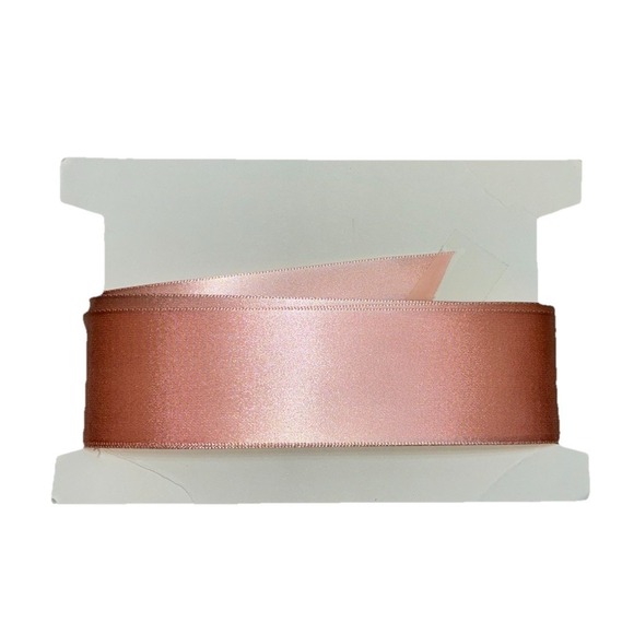 Lawrence Schiff Silk Mills Ribbon Light Coral 1.5" 5 yd Made In USA - Picture 2 of 5